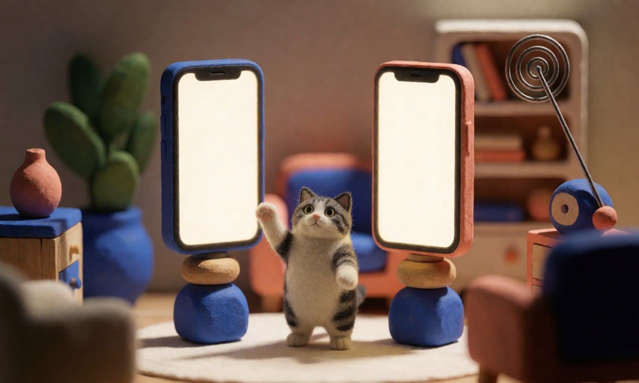 Video models are getting incredibly good at simulating UGC, including moments like an unexpected cat interruption. Take a look at these two selfie cam videos, generated from the sa